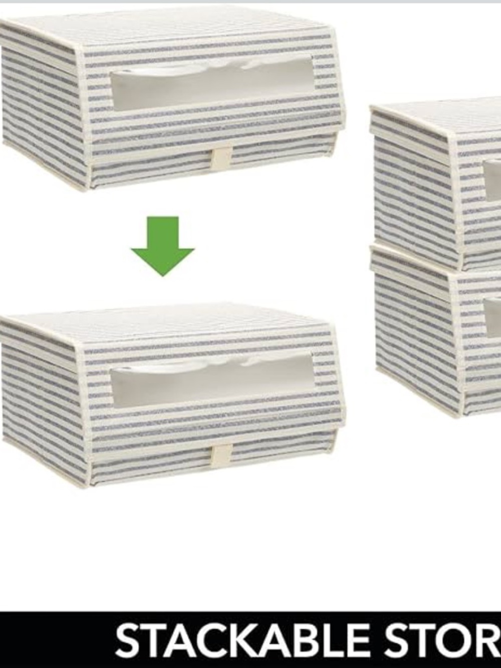 2pc set fabric storage box